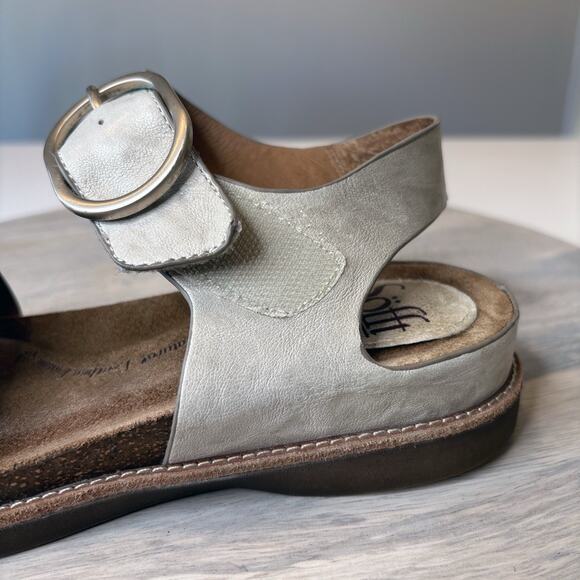 Sofft Women's Bali Gold Metallic Open Toe Slingback Leather Sandals US Sz 6.5 M - Picture 10 of 13